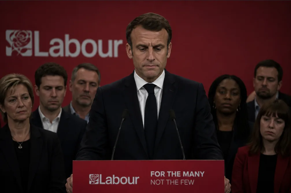 Image: Emmanuel Macron resigns after huge loss in the general elections.