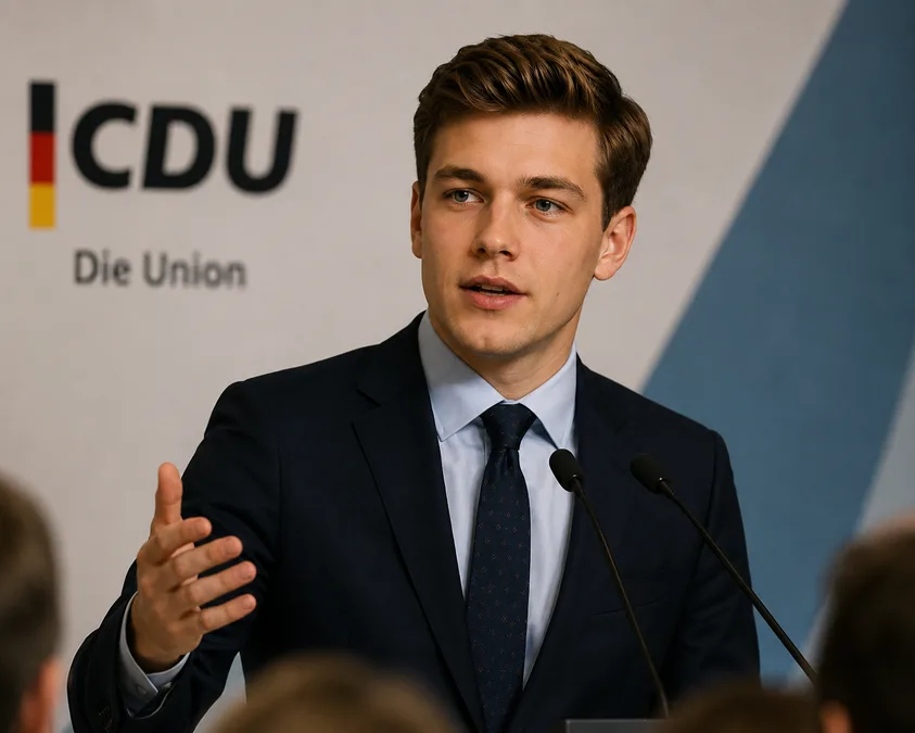 Image: Frank Dietrich debates solutions for Post Reunification Germany